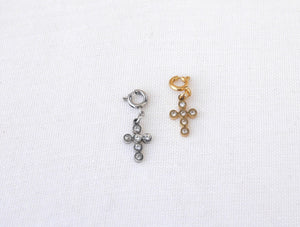 Pendentif Mini croix strass